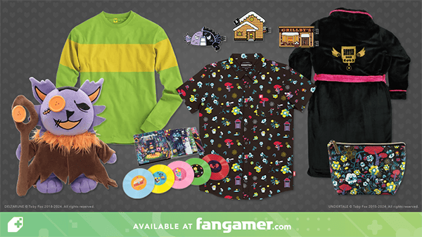 Collection de produits Fangamer UNDERTALE / DELTARUNE