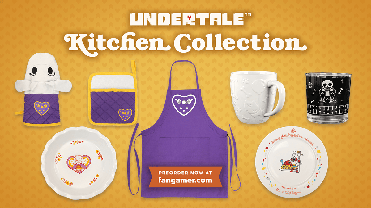 La collection set de cuisine Undertale de Fangamer