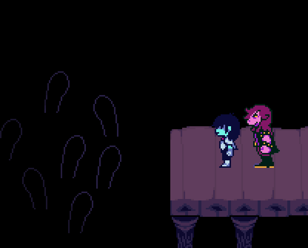 Kris et Susie observant les ténèbres